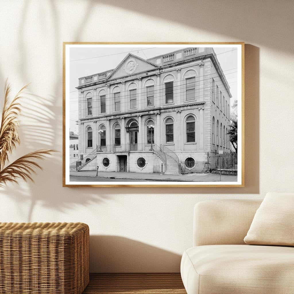 Charleston SC City Hall: Historic Photo from 1801
