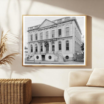 Charleston SC City Hall: Historic Photo from 1801