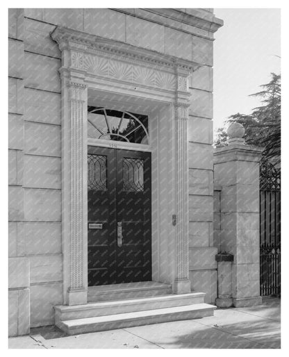 Charleston Gate on Orange St, SC 1900s Vintage Photo