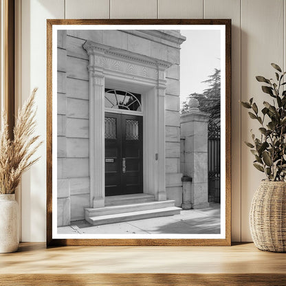 Charleston Gate on Orange St, SC 1900s Vintage Photo