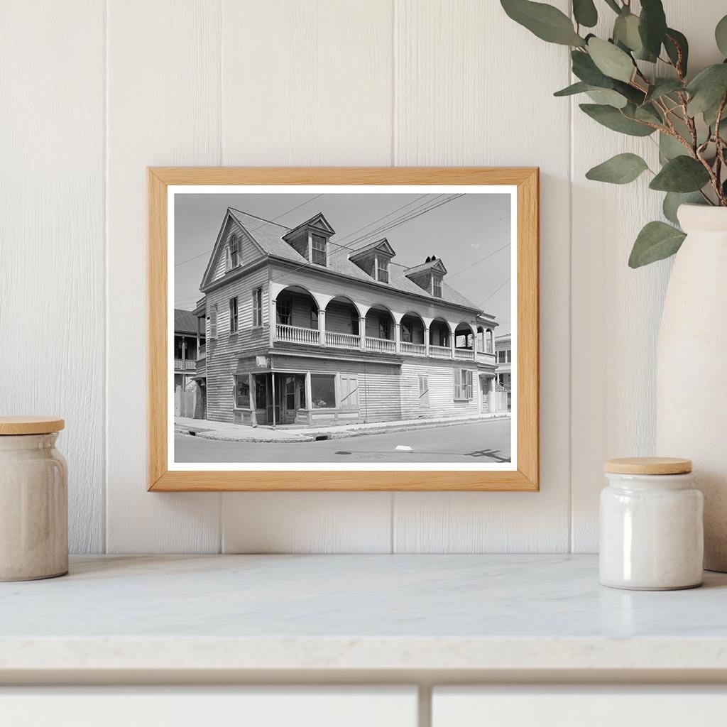 Charleston SC Architecture, Early 20th Century Vintage Photo