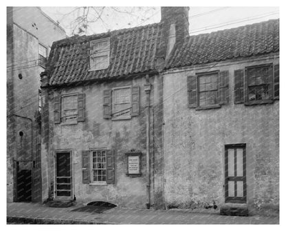 Vintage Tavern Photo, Charleston SC, 1929 Restoration