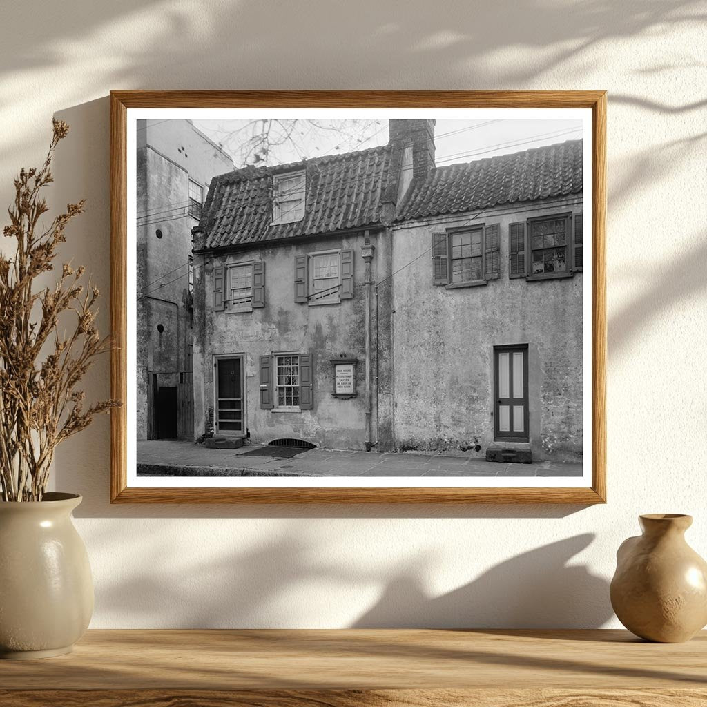 Vintage Tavern Photo, Charleston SC, 1929 Restoration
