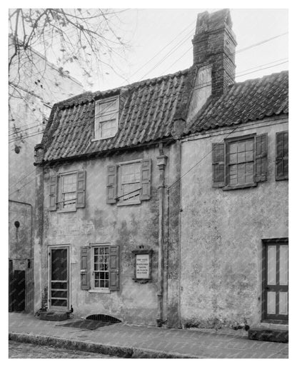 Charleston SC Tavern Photo, 1929 Restoration