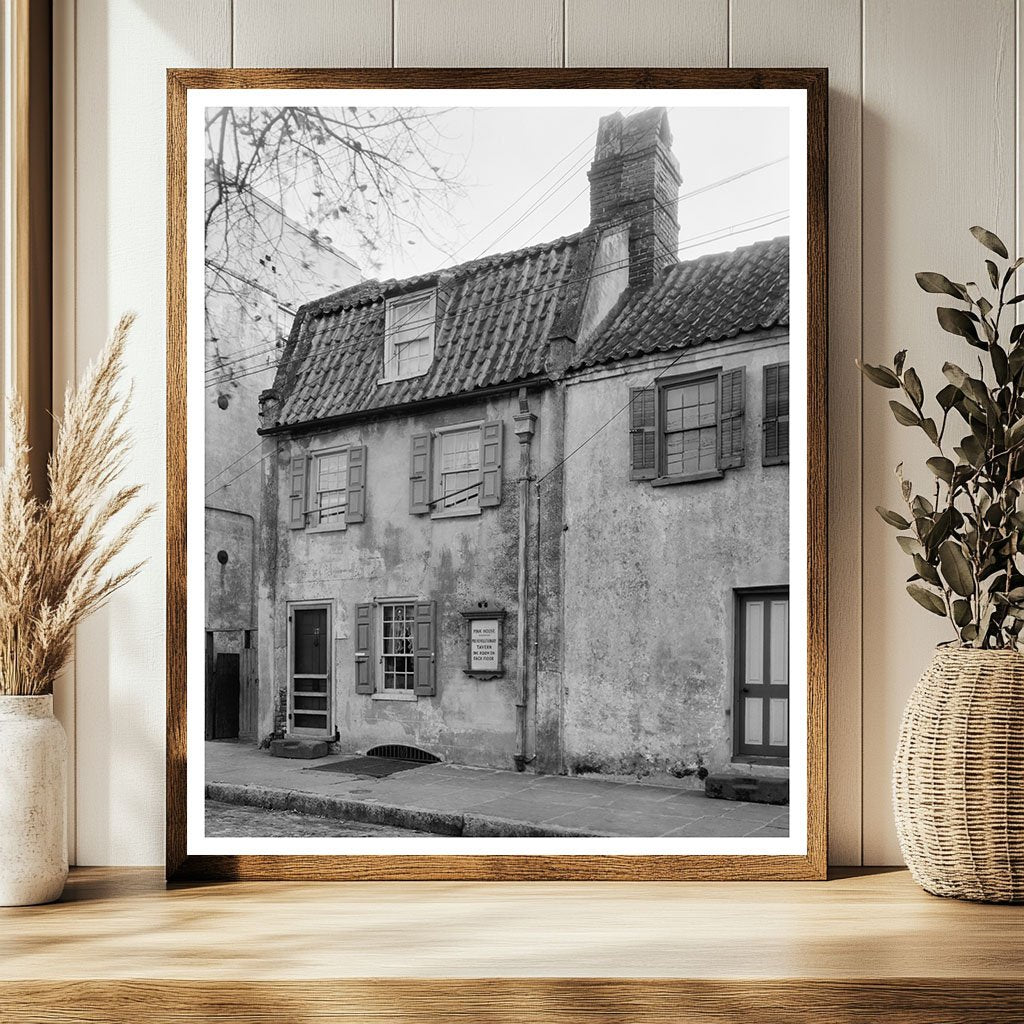 Charleston SC Tavern Photo, 1929 Restoration