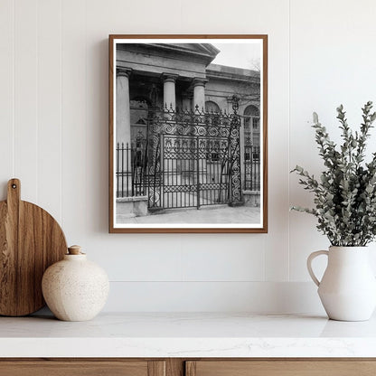 Charleston SC Architecture 1835 Vintage Photo