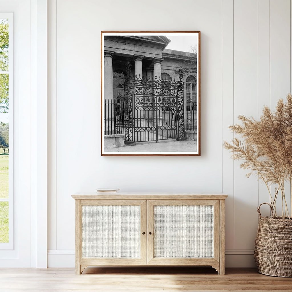 Charleston SC Architecture 1835 Vintage Photo