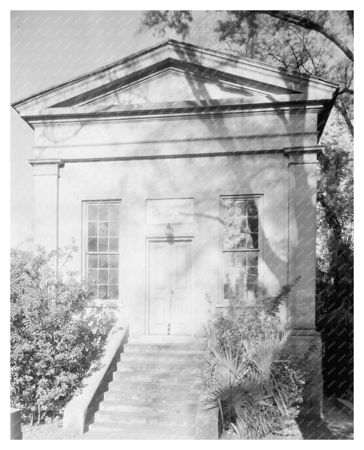 Charleston Episcopal Church Doorway, SC 1835 Photo