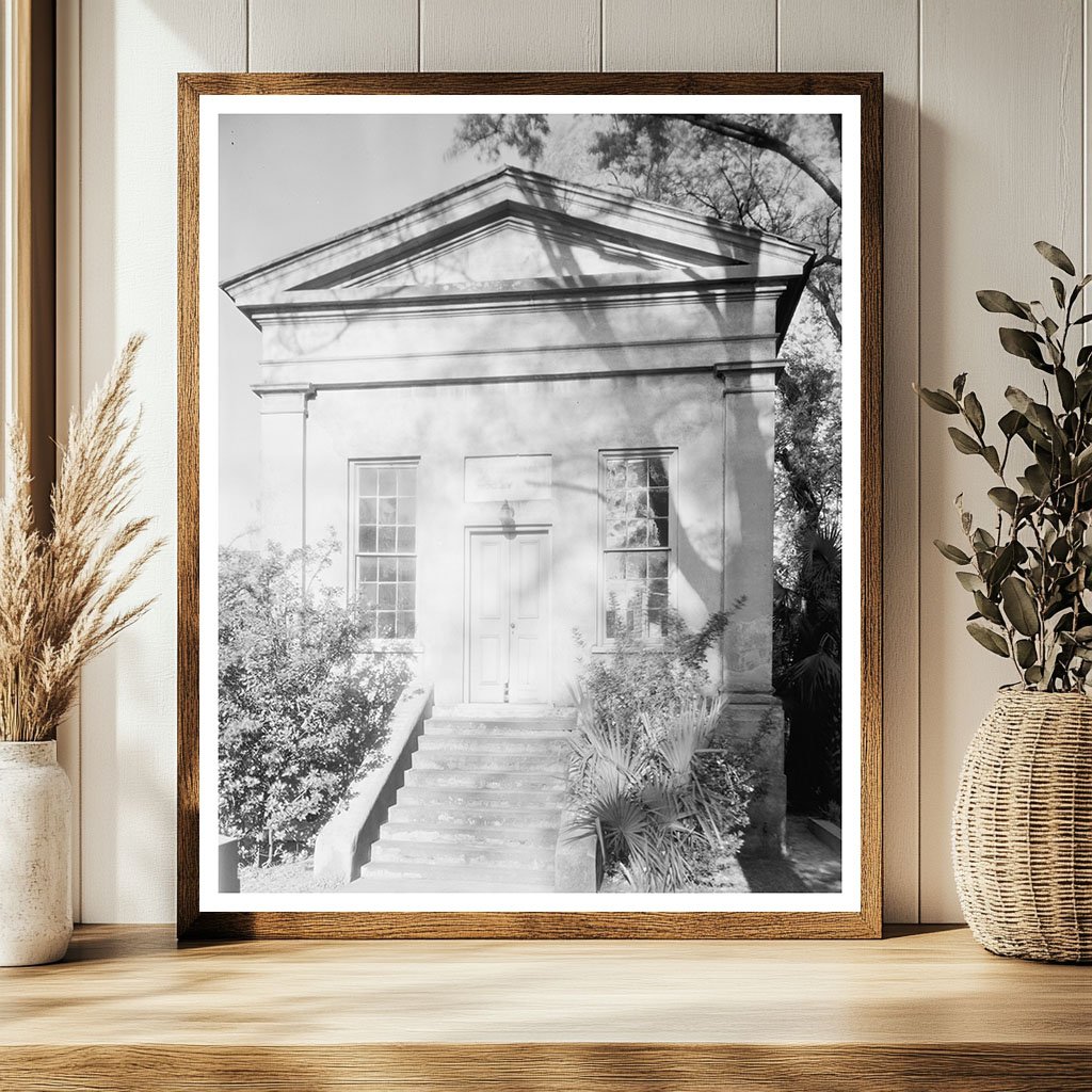Charleston Episcopal Church Doorway, SC 1835 Photo