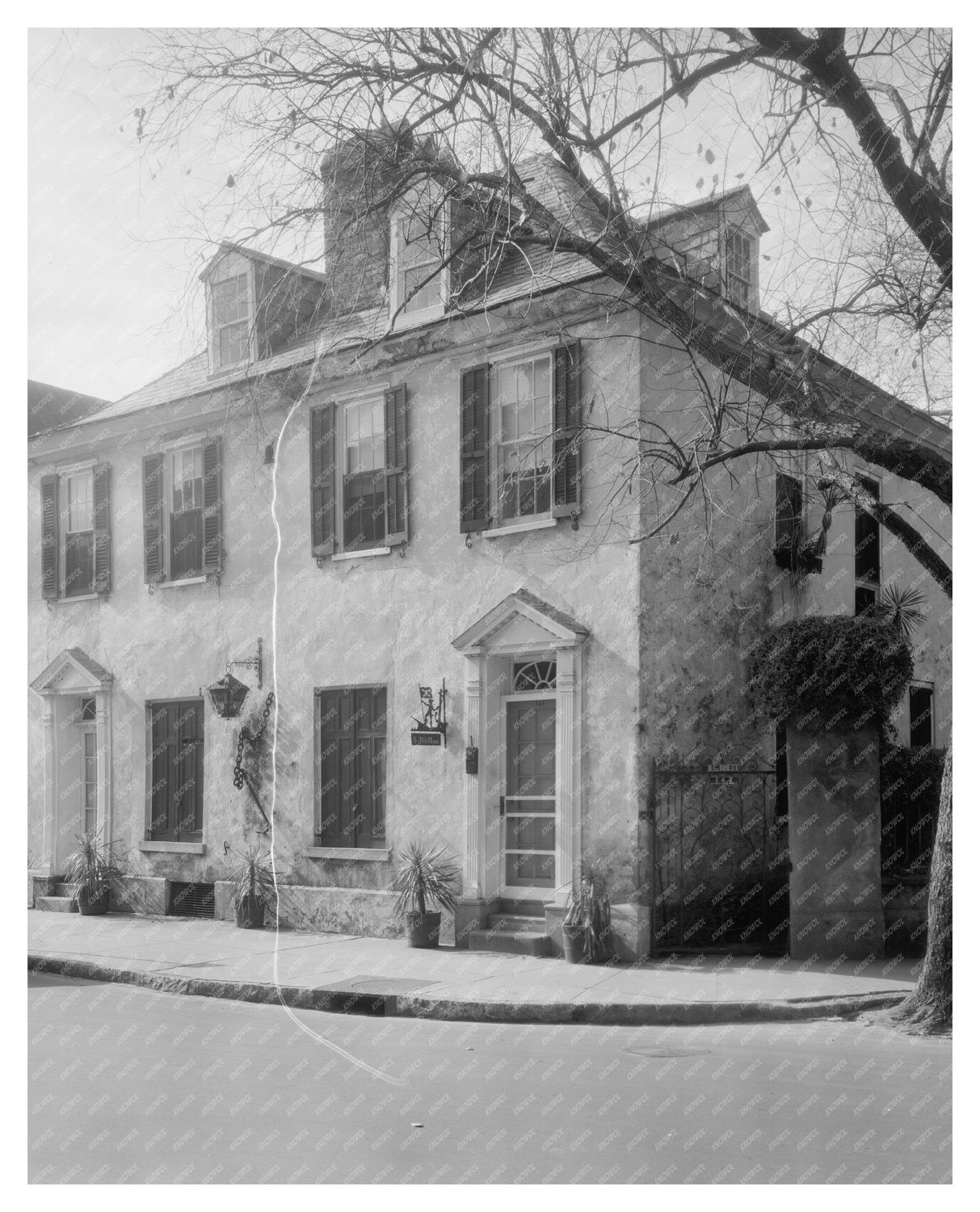 Charleston SC Historic Home Photo, Early 20th Century