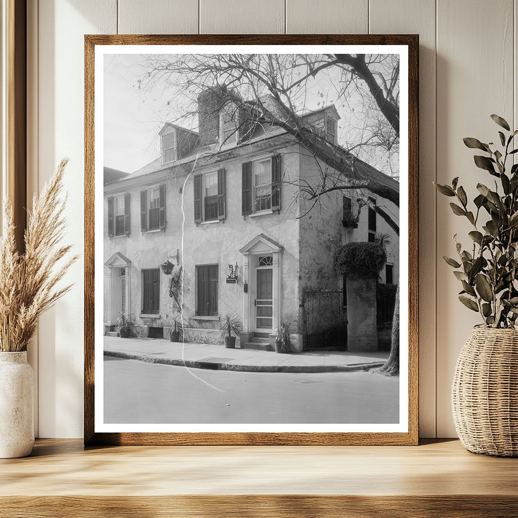 Charleston SC Historic Home Photo, Early 20th Century