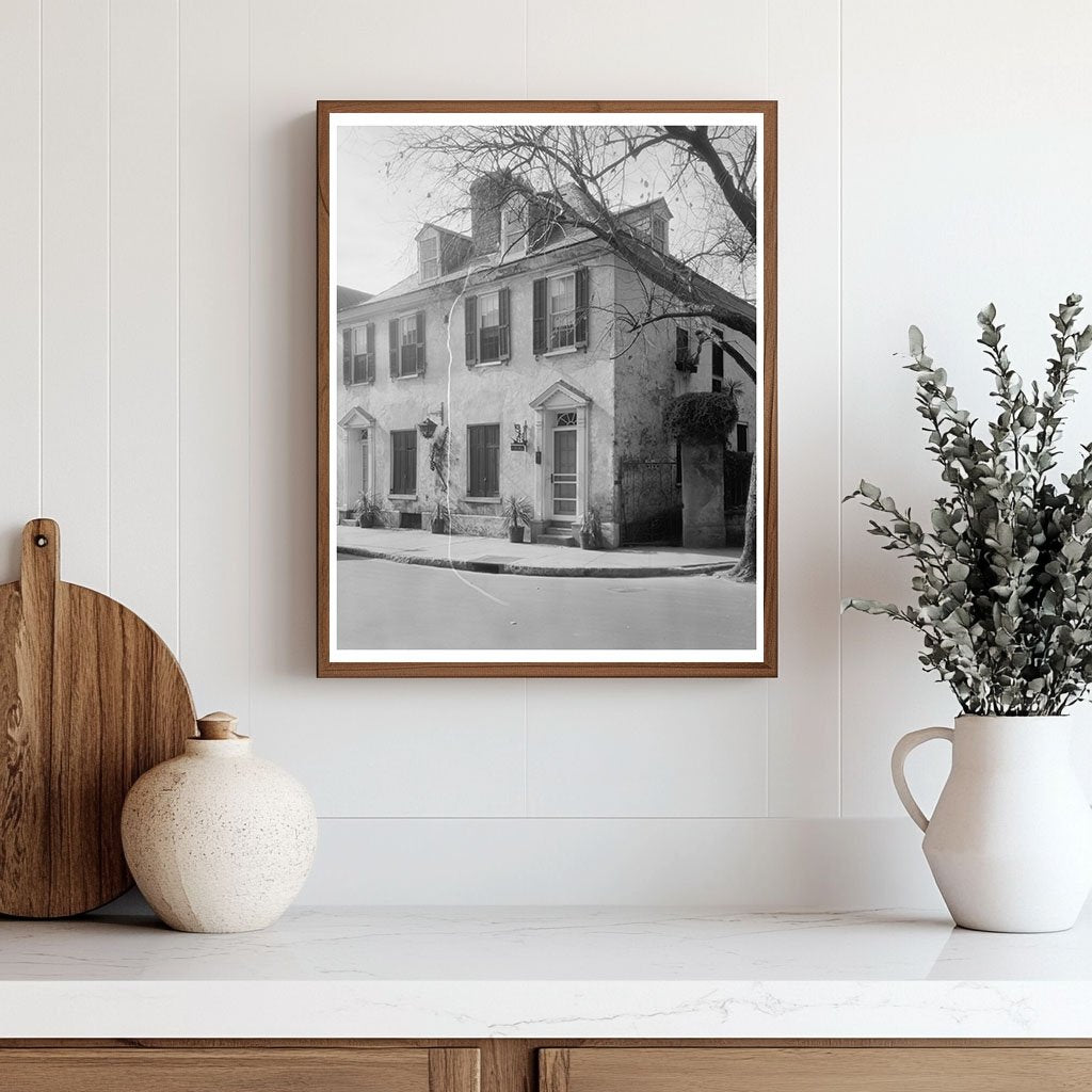 Charleston SC Historic Home Photo, Early 20th Century