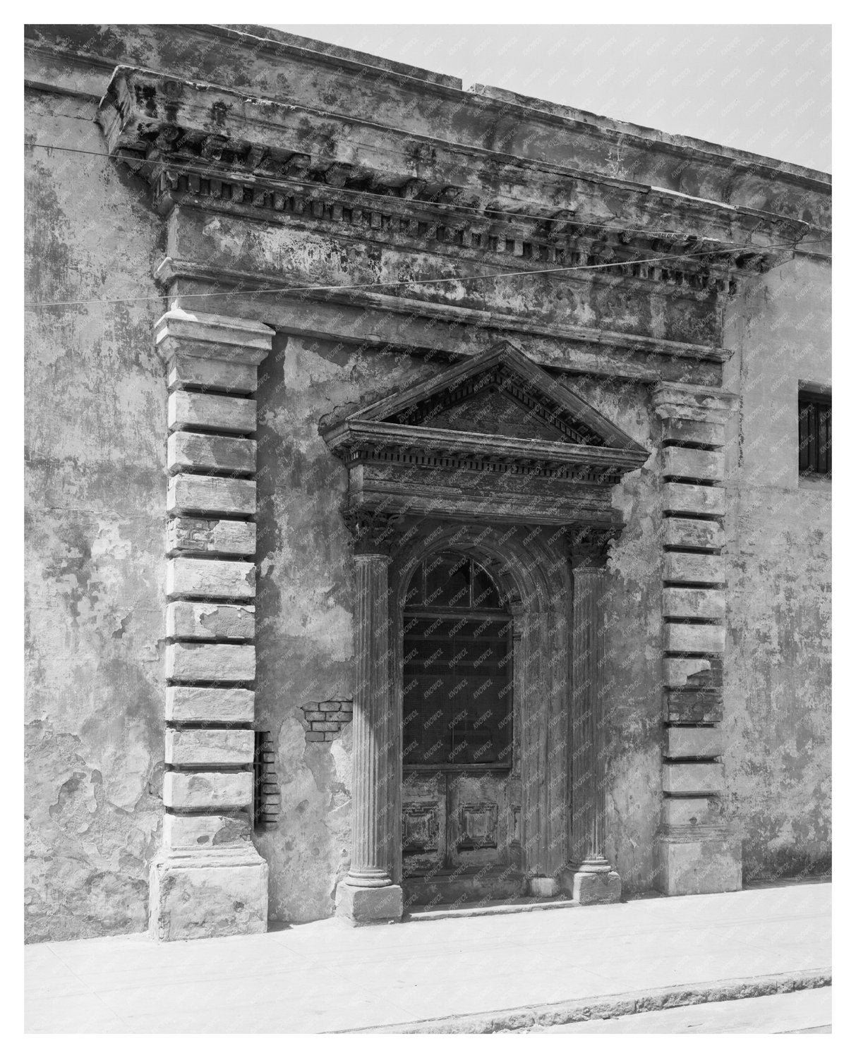 Vintage Warehouse Door, Charleston SC, 1953