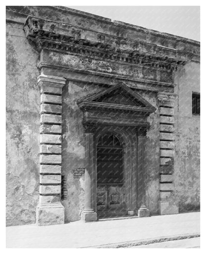 Vintage Warehouse Door, Charleston SC, 1953