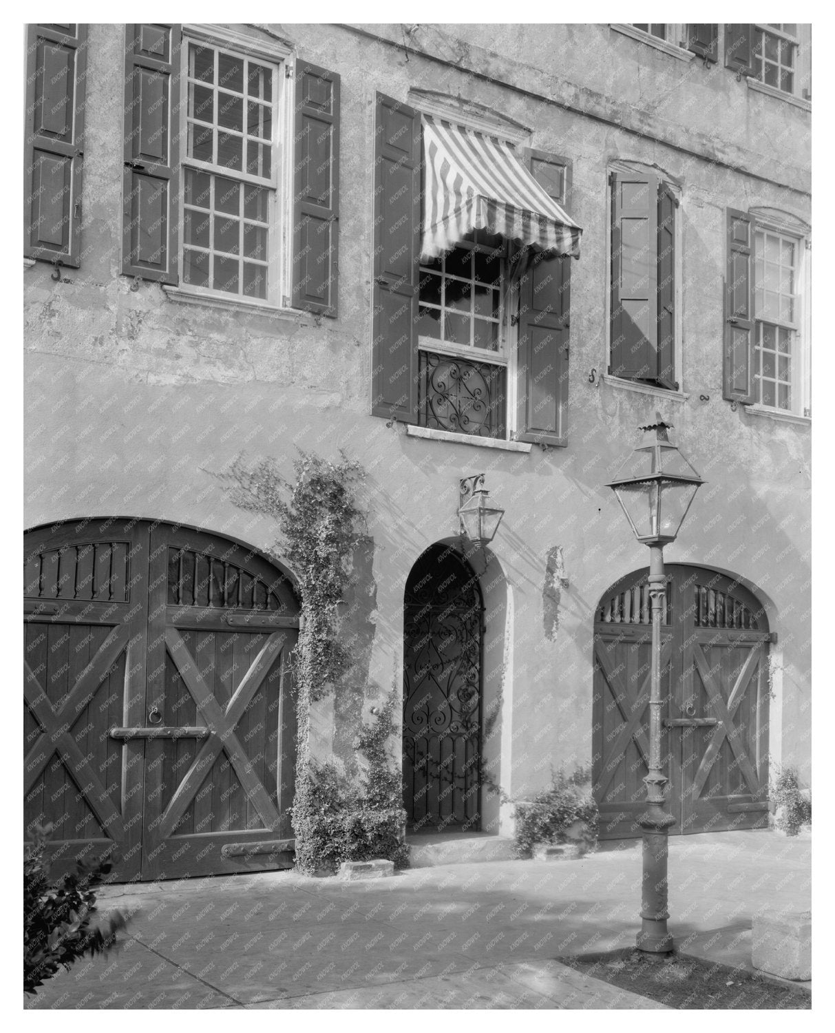 Mrs. Legges House, Charleston SC, 1910s Vintage Photo