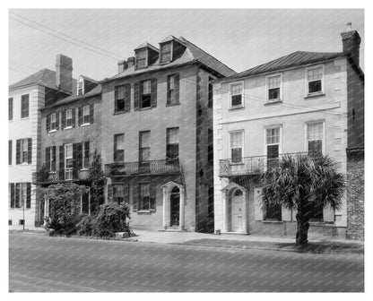 Charleston SC Residential Street Architecture 1900s