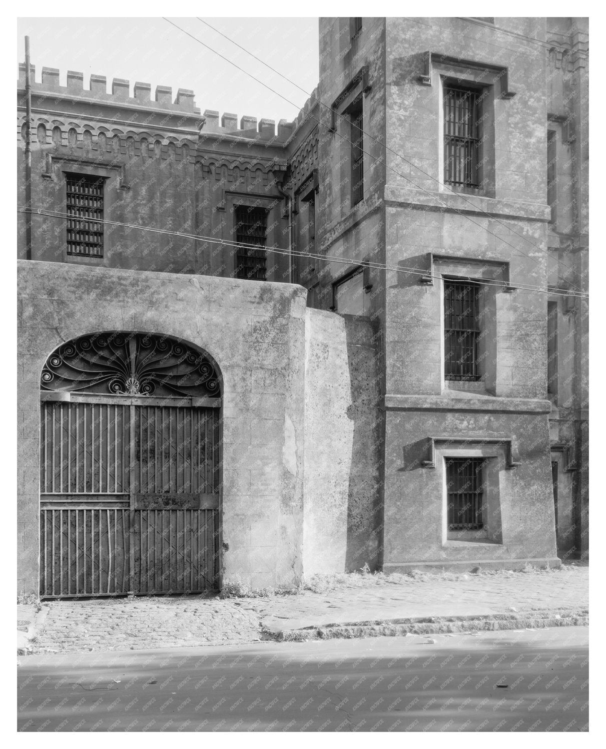 Charleston SC Jail Vintage Photo 1930s