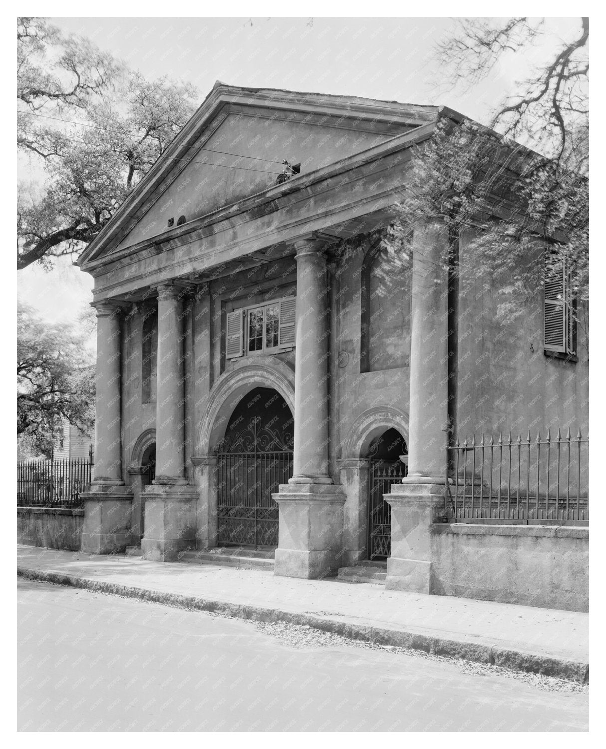 Historic Charleston College Image, SC 1828-1852