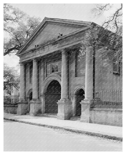 Historic Charleston College Image, SC 1828-1852