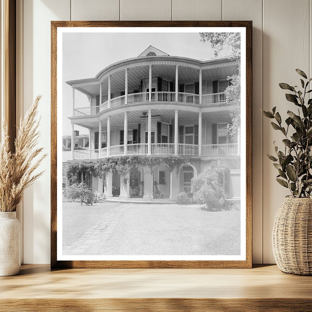 Wm. Drayton House, Charleston SC, 1820-22 Historic Photo