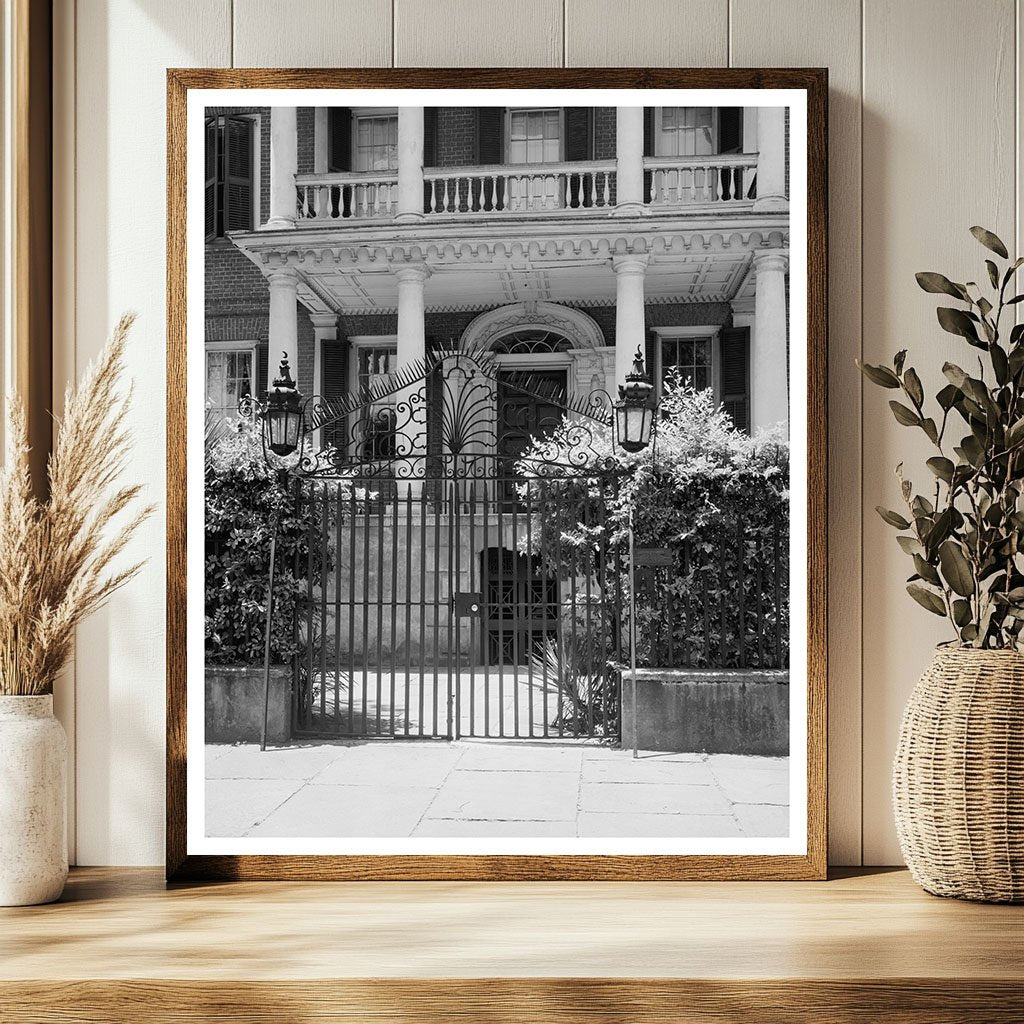 Miles Brewton House, Charleston SC, 1765 Historical Photo