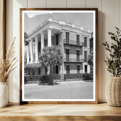 1838 Historic Dwelling in Charleston, SC - Vintage Photo