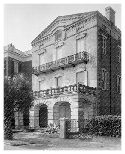 Charleston SC Historic Building Photo, 1845