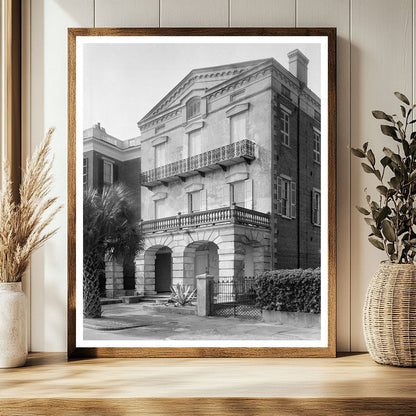 Charleston SC Historic Building Photo, 1845