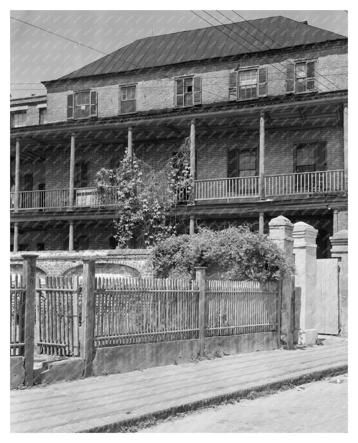 Charleston Architecture, East Bay Street, 20th Century