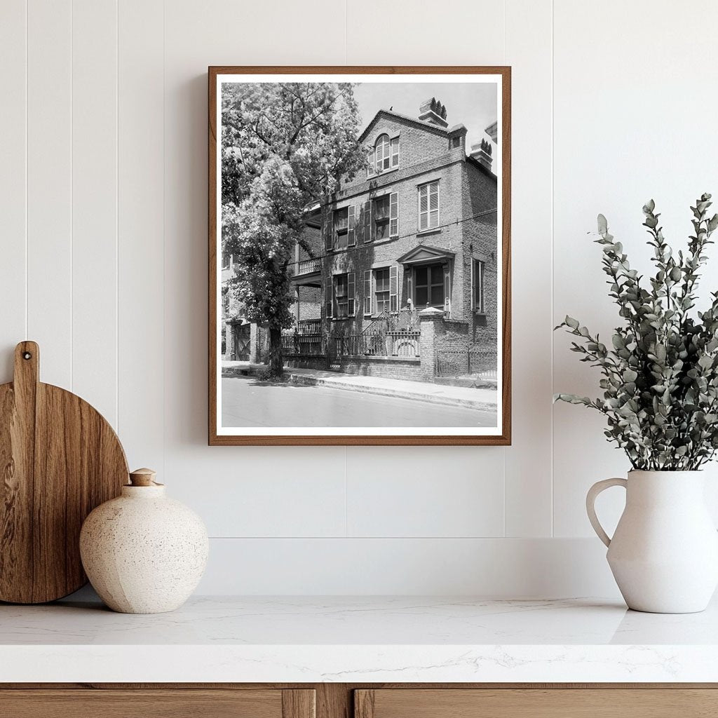 1900s Charleston SC Vintage Architectural Photograph