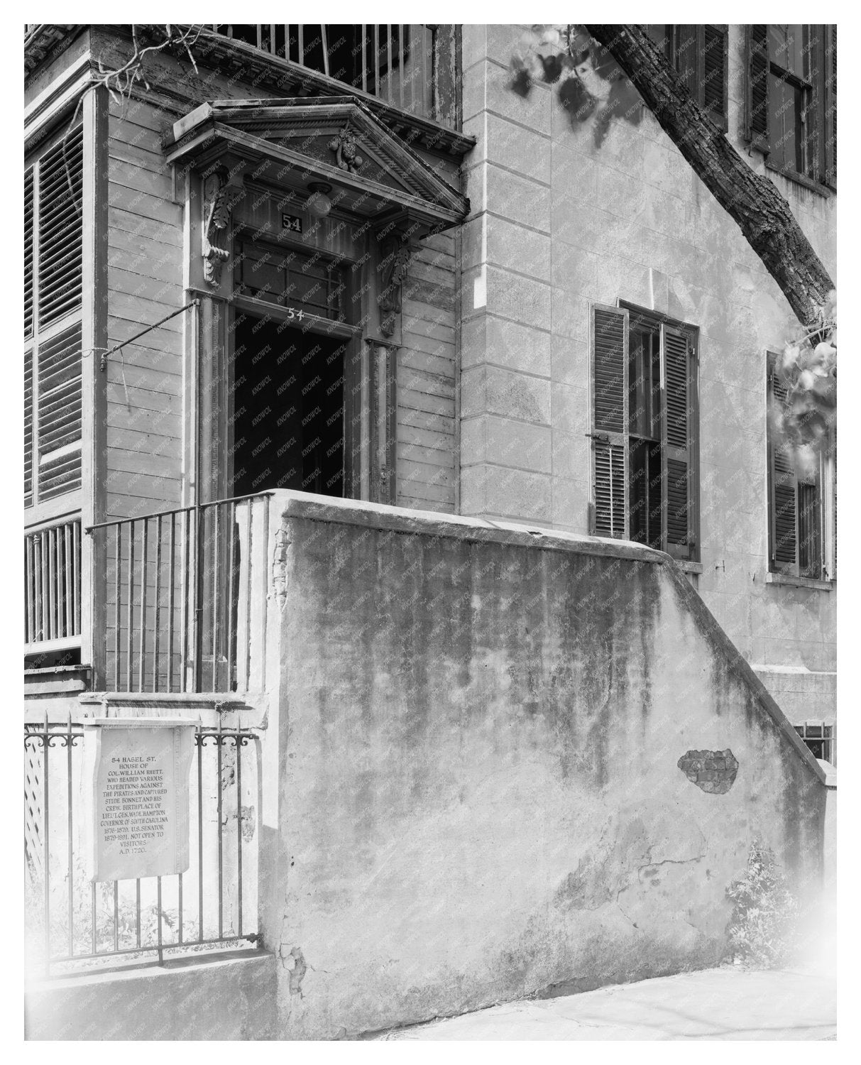 Charleston SC Architectural Heritage Photograph 1953