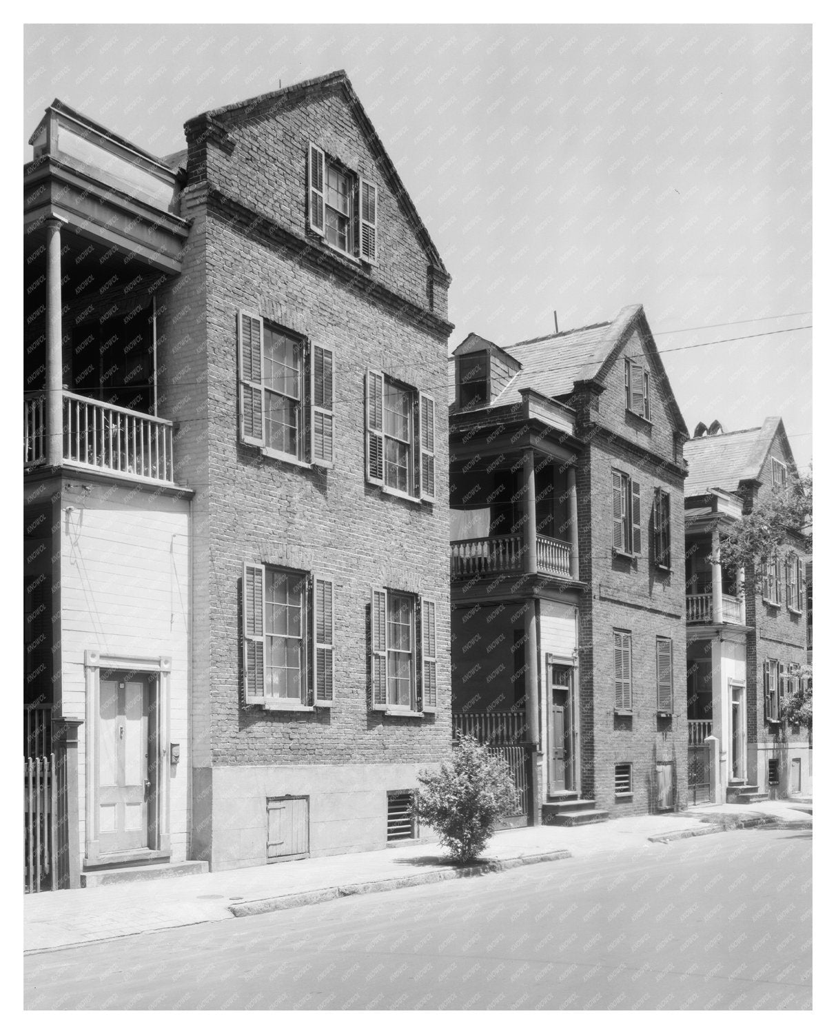 Charleston SC Architecture Vintage Photo 20th Century