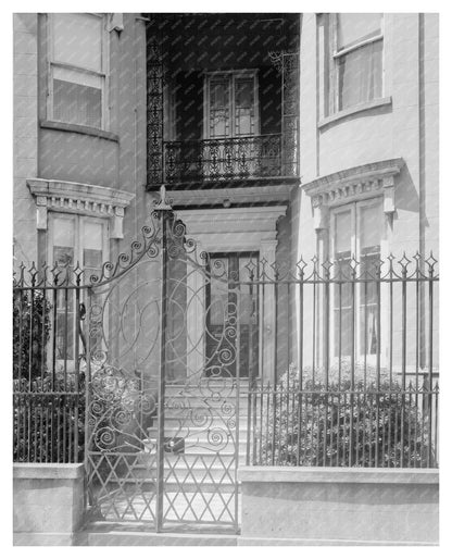 Historic Lt. Gov. William Bull House Gate, Charleston SC 190