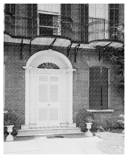 Nathaniel Russell House, Charleston SC, 1811 Vintage Photo