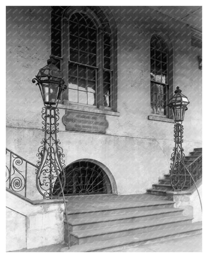 Vintage Charleston Architecture Photo, SC 1804