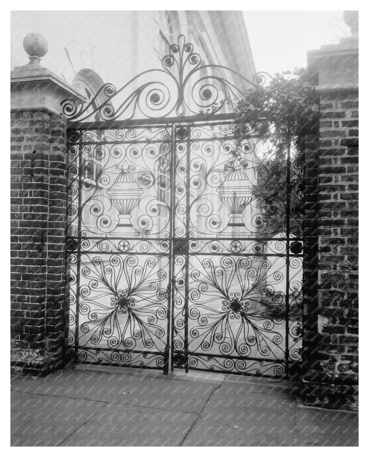 Charleston SC Ironwork Gate Detail, 1752-1761