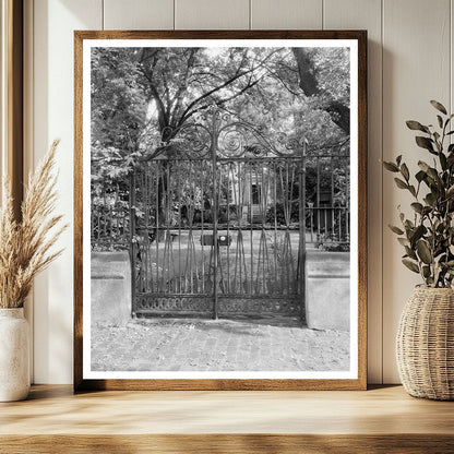 Charleston SC Garden Gates Photograph 1900s