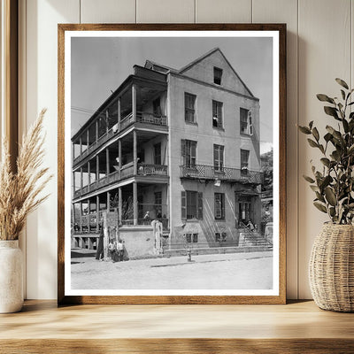 Charleston SC Urban Life Photo 1900s