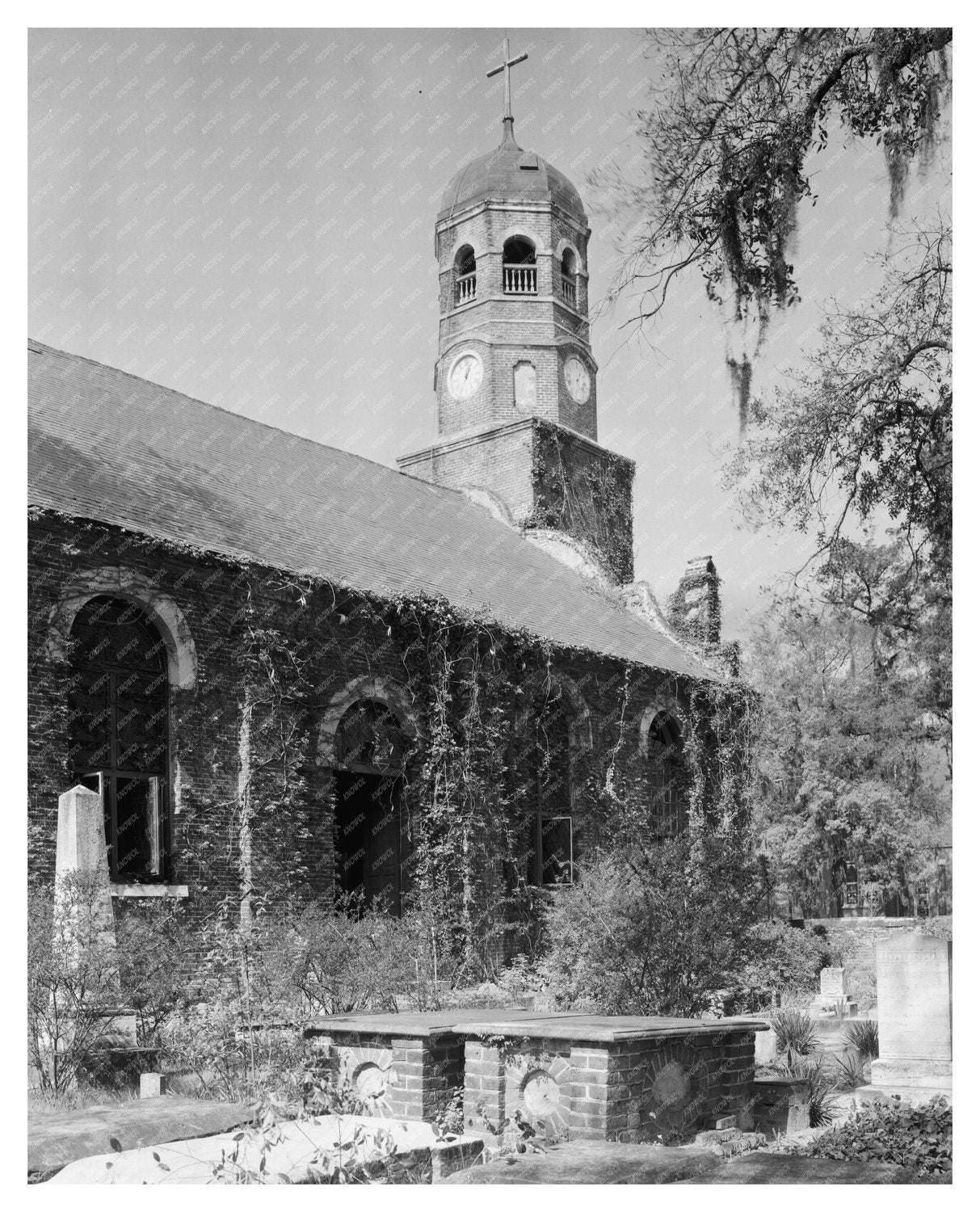 Georgetown SC Vintage Architecture Photo 20th Century