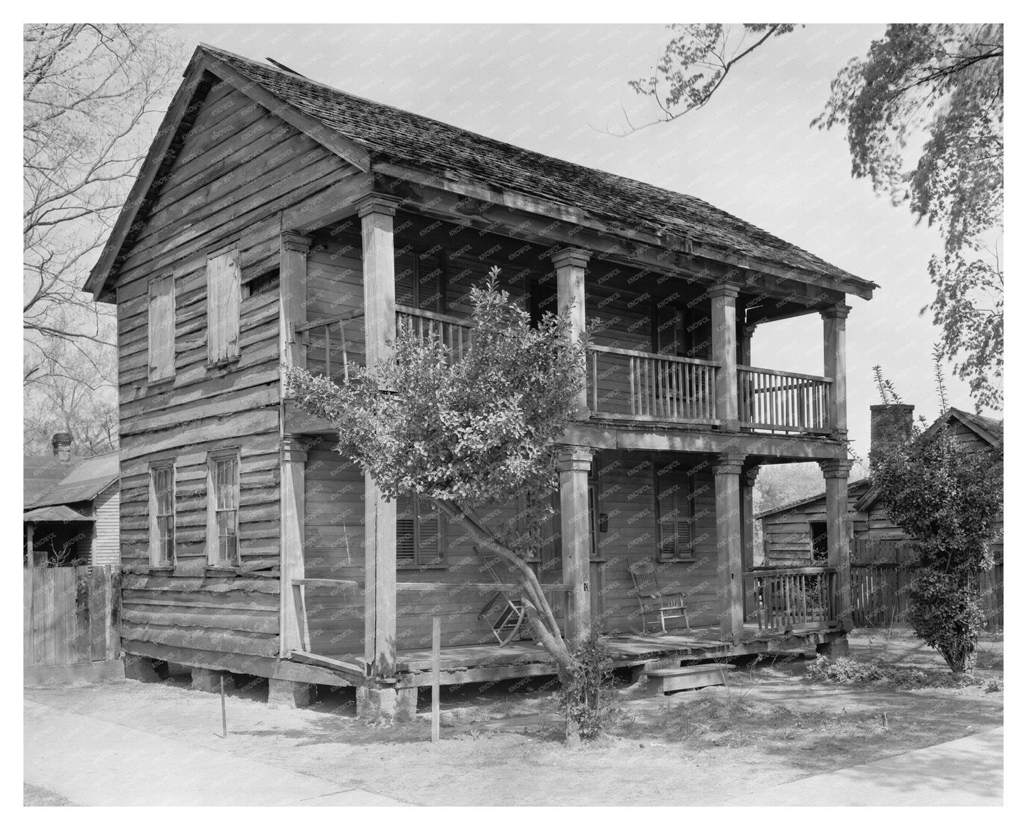 Georgetown SC Vintage Architecture Photo, Early 20th Century