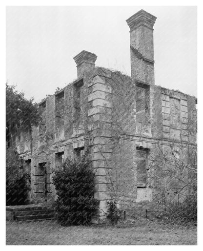 Jenkins House Ruins, Edisto Island SC, 1725-1938