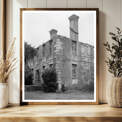 Jenkins House Ruins, Edisto Island SC, 1725-1938