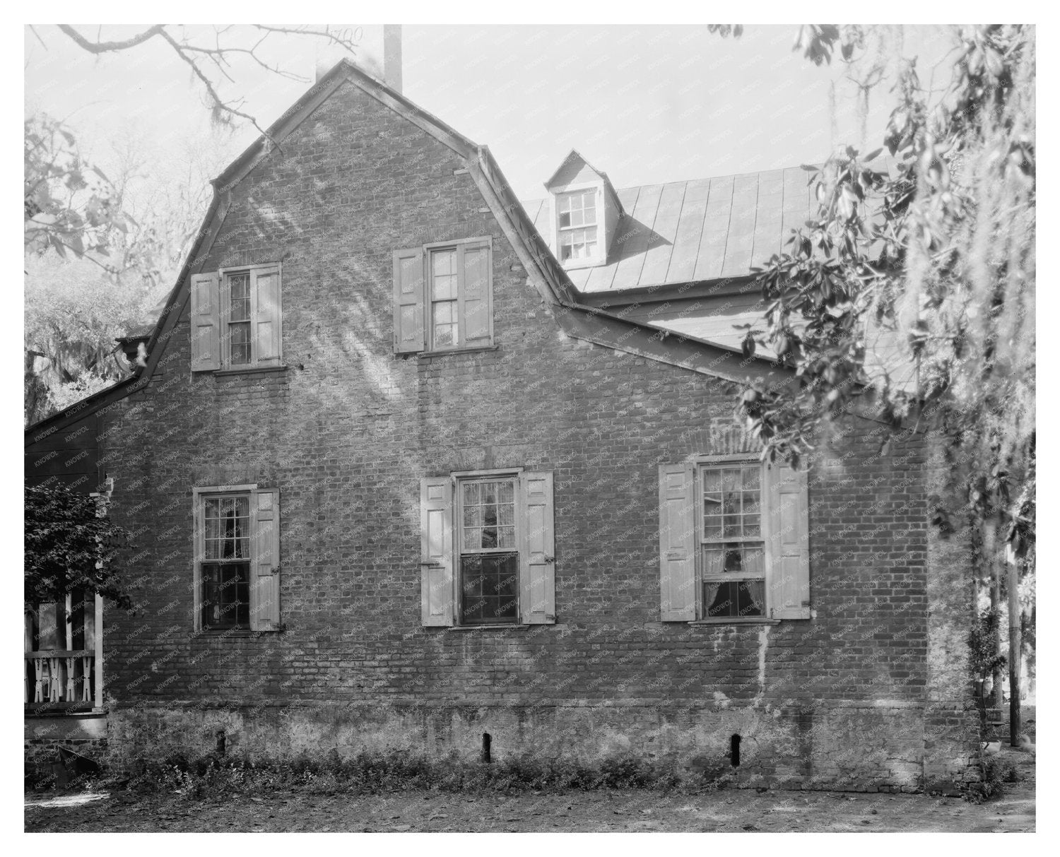 1726 Landmark in Moncks Corner, SC - Vintage Photo 1938