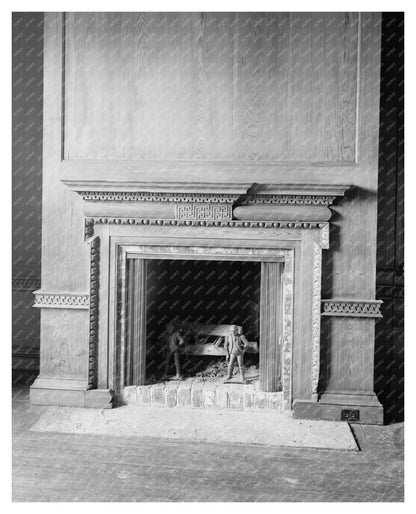 Historic Interior of 1730 Building, Johns Island, SC 1938