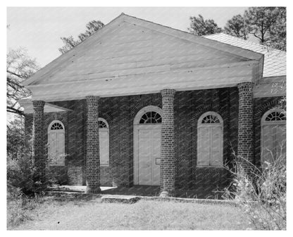 Huguenot Church McClellanville SC 1768 Vintage Photo