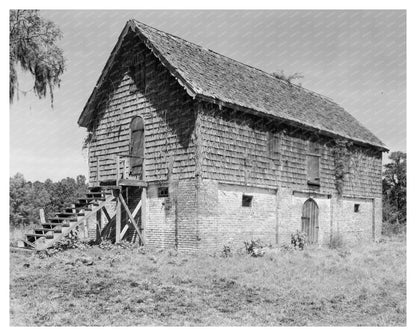 1699 Wooden House in Berkeley County, SC - Vintage Photo