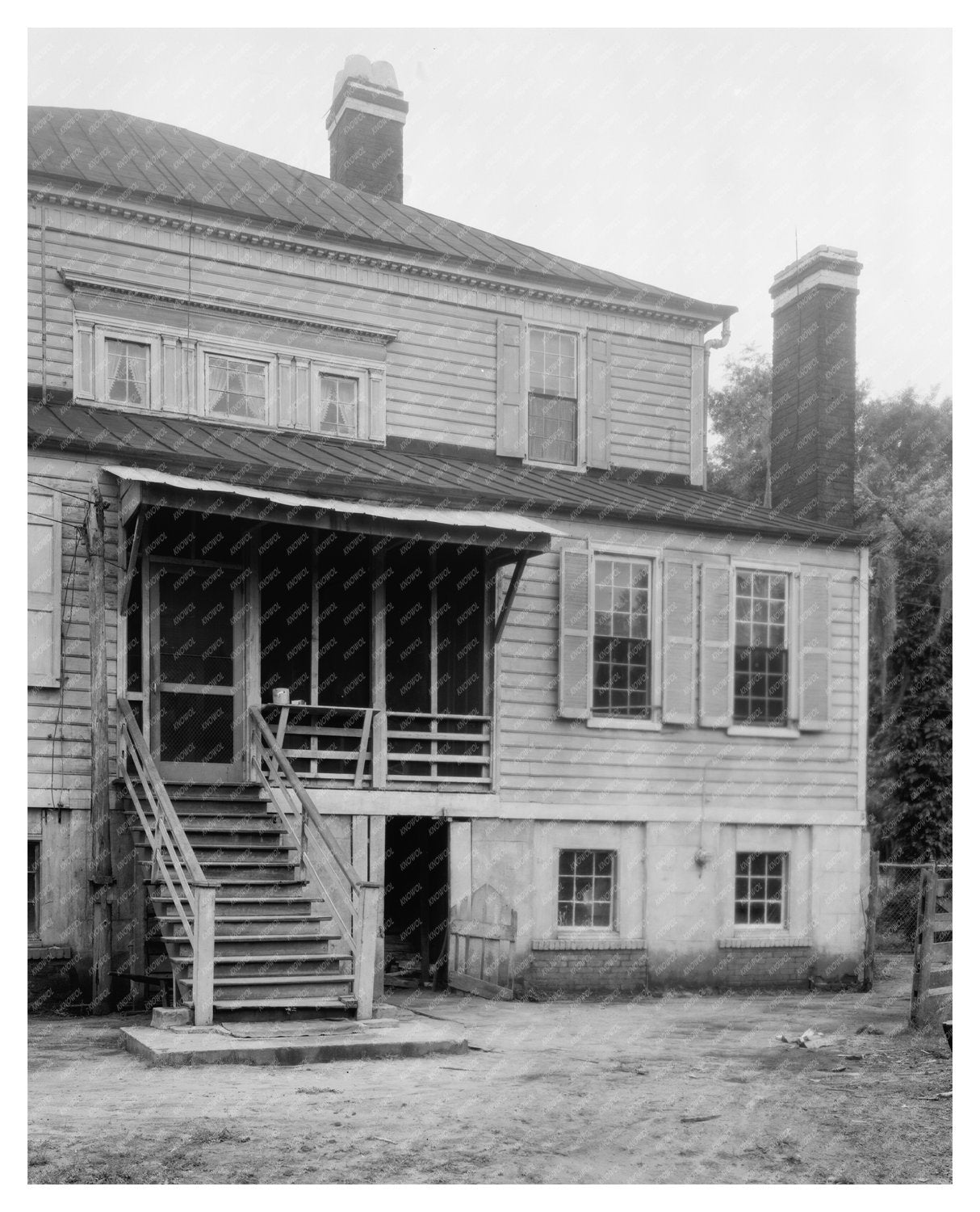 Eutaw Springs SC Plantation House 1805 Historical Photo