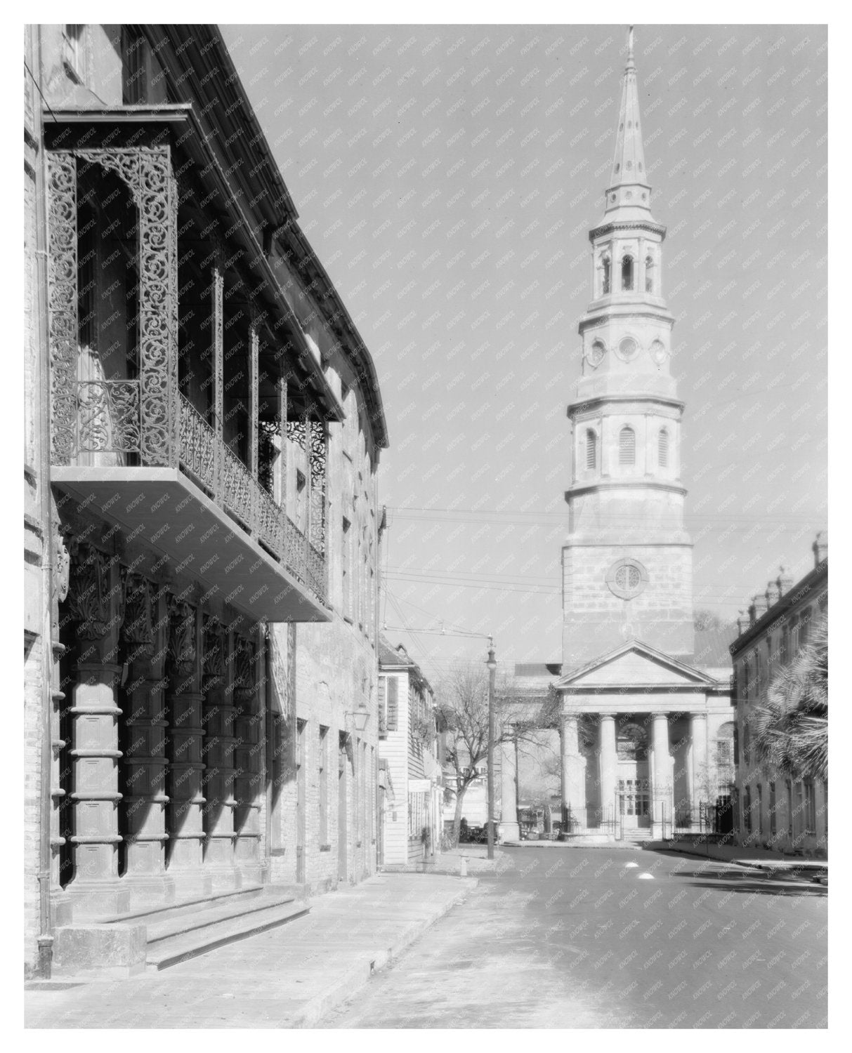 Planters Hotel, Charleston SC, Historic Image, 1953