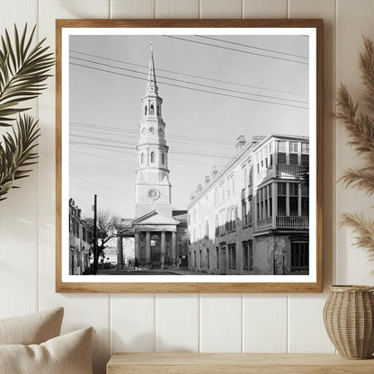 Dock Street Theatre, Charleston SC, 1736 Vintage Photo