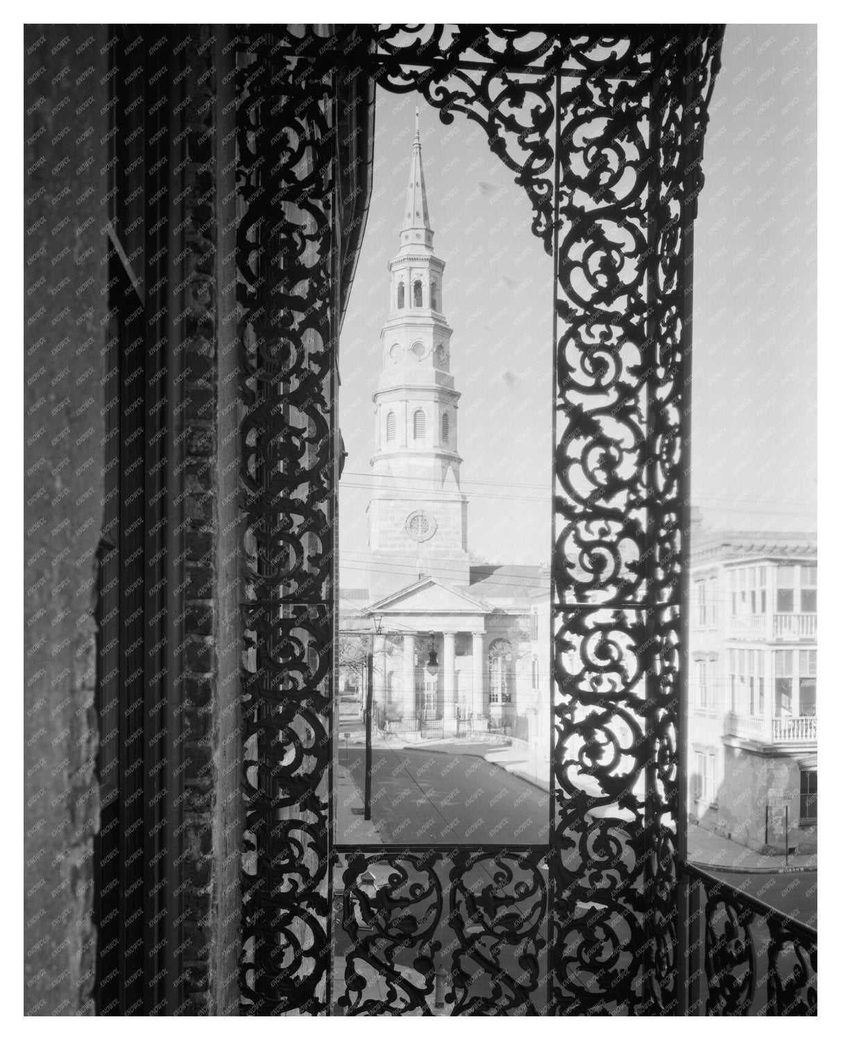 Planters Hotel, Charleston SC, 1736 Vintage Photograph